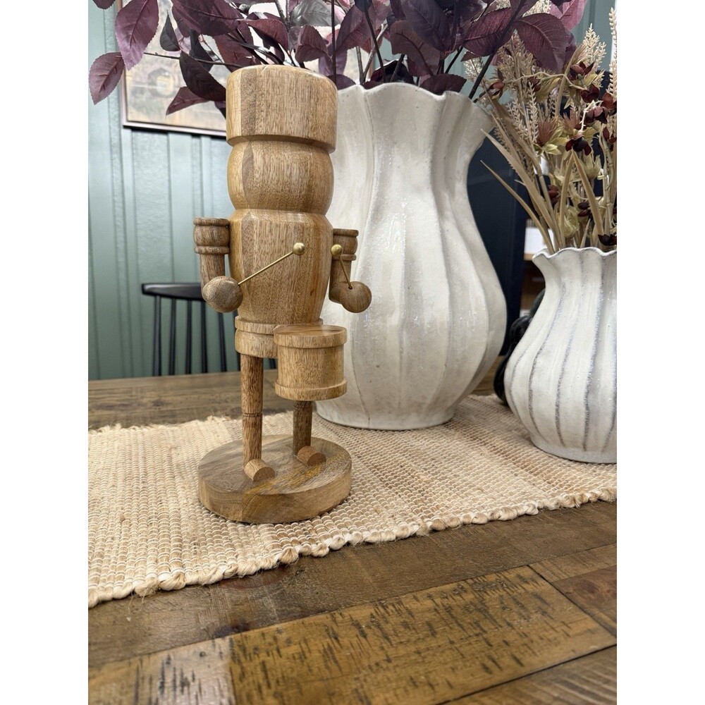 REAL Wood Nutcracker (14”) – Pottery Barn Style NEW